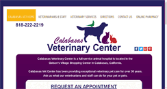 Desktop Screenshot of calabasasvetcenter.com